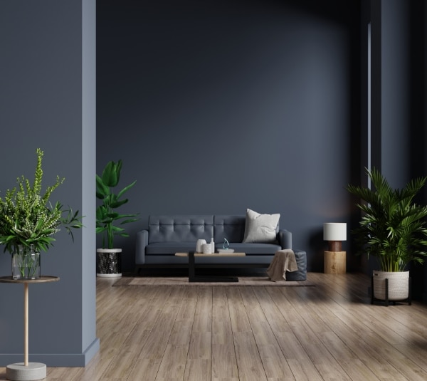 interior-living-room-with-sofa-empty-dark-blue-wall-3d-rendering